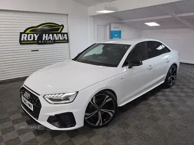Used Audi A4 Black Edition 163 HP (119 kW) 2020 White Sedan