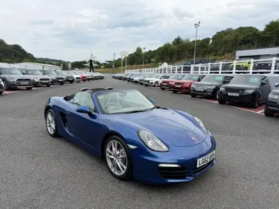 Used Porsche Boxster 315 HP (231 kW) 2012 Blue Cabriolet