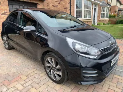 Used Kia Rio 109 HP (80 kW) 2015 Black Hatchback