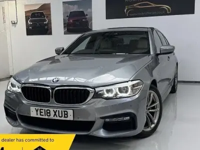 Used BMW 520 M Sport 190 HP (139 kW) 2018 Blue Sedan