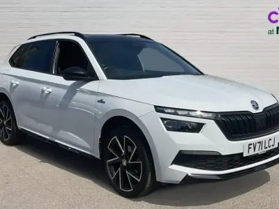 Used Skoda Kamiq Monte Carlo 150 HP (110 kW) 2021 White SUV