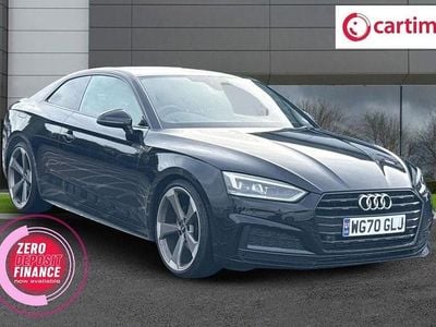 Used Audi A5 Black Edition 190 HP (139 kW) 2020 Black Coupe