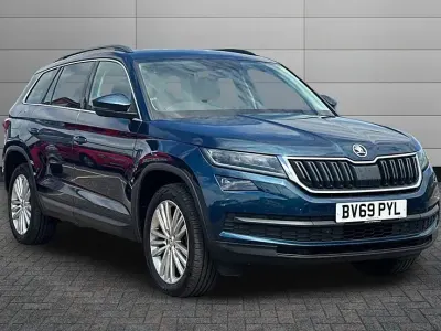 Used Skoda Kodiaq SE L 150 HP (110 kW) 2019 Petrol blue SUV