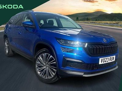 Used Skoda Kodiaq SE L Executive 150 HP (110 kW) 2023 Blue SUV
