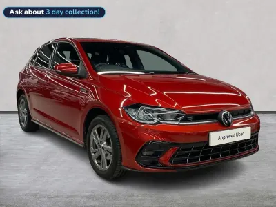 Usado VW Polo R-line 95 HP (69 kW) 2022 Vermelho Citadino