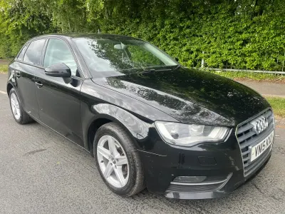 Used Audi A3 2015 Black Hatchback