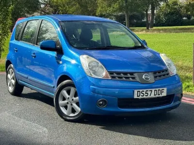 Used Nissan Note Acenta 110 HP (80 kW) 2007 Blue Hatchback
