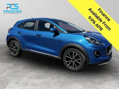 Used Ford Puma Titanium 125 HP (91 kW) 2024 Desert island blue (exclusive paint) SUV