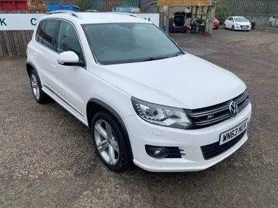 Used VW Tiguan R-line 177 HP (130 kW) 2013 White SUV