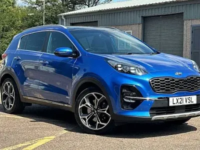 Used Kia Sportage GT-Line S 177 HP (130 kW) 2021 Blue SUV
