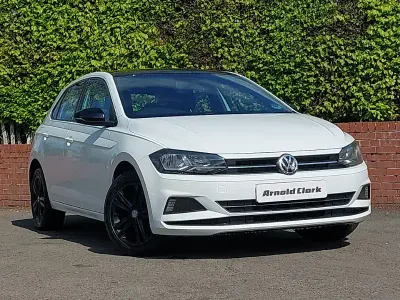Begagnad VW Polo SE 65 HK (47 kW) 2019 Vit Halvkombi