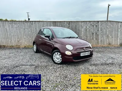 Used Fiat 500 Pop 69 HP (50 kW) 2019 Red Hatchback