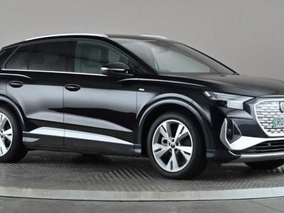 Black Used 2023 Audi Q4 e-tron S-Line SUV | £27,998 (Fair price)
