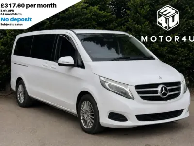 Used Mercedes V220 2016 White MPV