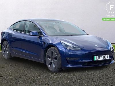 Used Tesla Model 3 Long Range AWD 77 kW (106 HP) 2021 Blue Sedan