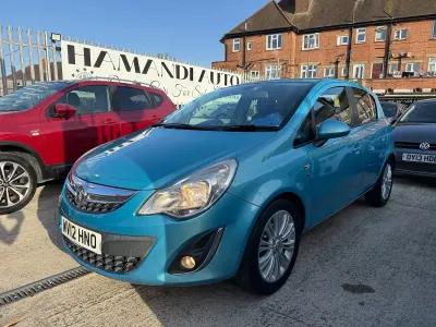 Used Vauxhall Corsa 100 HP (73 kW) 2012 Blue Hatchback