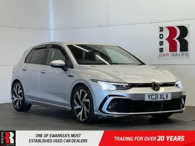 Used VW Golf VII R-line 150 HP (110 kW) 2021 Silver Hatchback