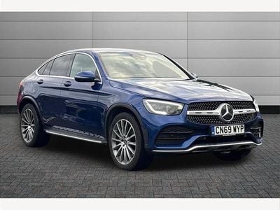 Used Mercedes GLC300 AMG Line Premium 245 HP (180 kW) 2019 Blue Coupe