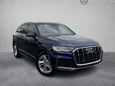 Used Audi Q7 S-Line 286 HP (210 kW) 2020 Blue SUV