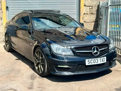 Used Mercedes C63 AMG 457 HP (336 kW) 2014 Black Coupe