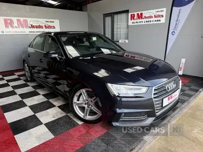 Used Audi A4 S-Line 190 HP (139 kW) 2017 Blue Sedan
