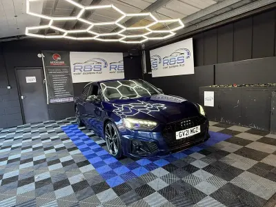 Used Audi A5 S-Line 2021 Blue Coupe