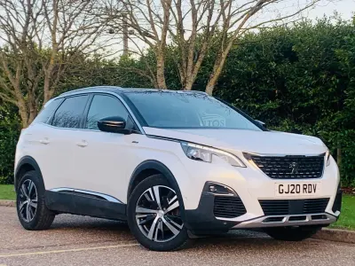 Used Peugeot 3008 GT-line 130 HP (95 kW) 2020 White SUV