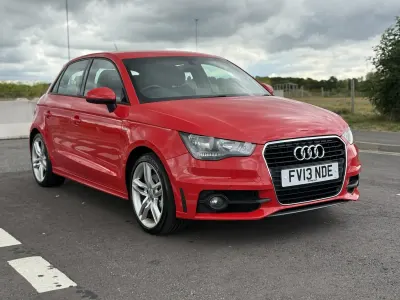 Used Audi A1 Sportback S-Line 2013 Red Hatchback
