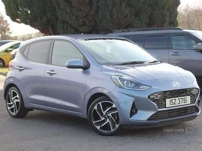 Used Hyundai i10 Premium 2024 Blue Hatchback