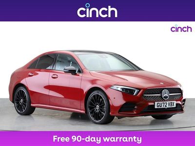 Red Used 2022 Mercedes A250 AMG Line Premium Plus Sedan | £22,699 (Expensive)