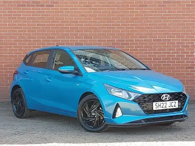 Used Hyundai i20 SE 100 HP (73 kW) 2022 Blue Hatchback