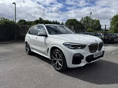 Used BMW X5 M Sport 261 HP (191 kW) 2019 White SUV