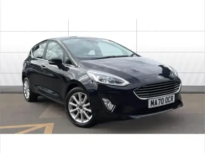 Used Ford Fiesta Titanium 95 HP (69 kW) 2020 Black Hatchback
