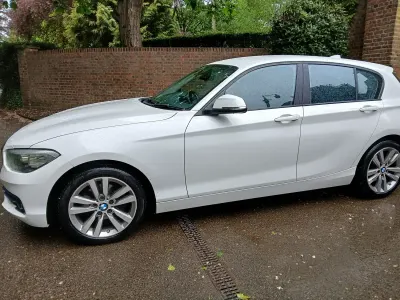 Used BMW 120 Sport Line 2017 Alpine white Hatchback