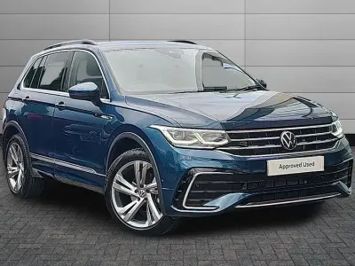 Used VW Tiguan R-line Edition 150 HP (110 kW) 2024 Blue SUV