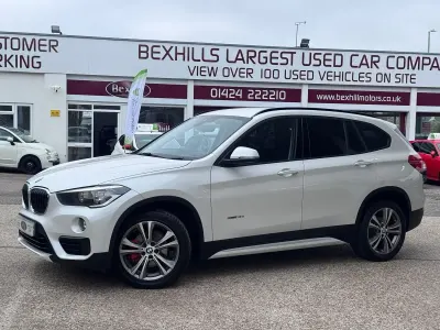 Used BMW X1 Sport Line 150 HP (110 kW) 2016 White SUV
