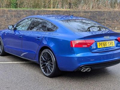 Used Audi A5 Sportback Black Edition 2015 Blue Hatchback