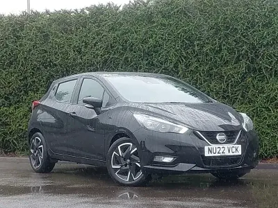 Used Nissan Micra Acenta 92 HP (67 kW) 2022 Black Hatchback