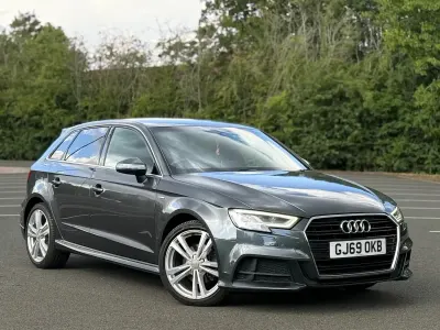 Used Audi A3 Sportback S-Line 150 HP (110 kW) 2019 Grey Hatchback