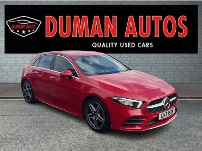 Used Mercedes A180 AMG line 116 HP (85 kW) 2019 Red Hatchback