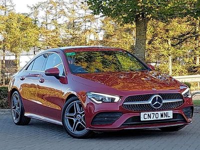 Red Used 2020 Mercedes CLA180 AMG line Sedan | £21,998 (Fair price)