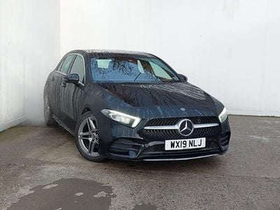 Black Used 2019 Mercedes A180 AMG line Hatchback | £15,498 (Fair price)