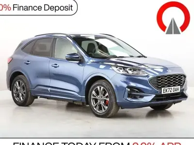 Begagnad Ford Kuga ST-Line 225 HK (165 kW) 2022 Blå SUV