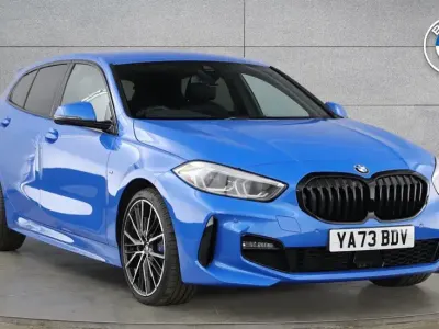 Used BMW 120 M Sport 190 HP (139 kW) 2023 Blue Hatchback