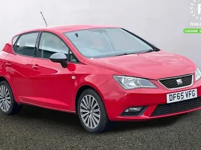 Used Seat Ibiza CONNECT 90 HP (66 kW) 2016 Red Hatchback