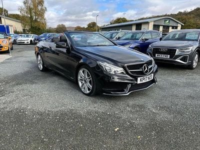 Black Used 2017 Mercedes E350 AMG line Cabriolet | £17,995 (Super price)