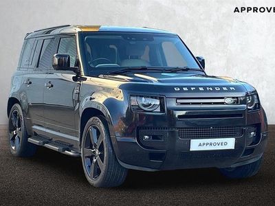 Santorini black Used 2022 Land Rover Defender Estate | £55,795 (Fair price)