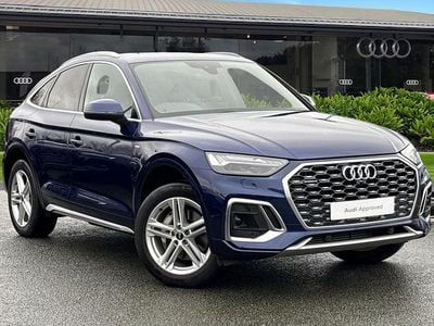 Used Audi Q5 S-Line 299 HP (219 kW) 2023 Blue SUV