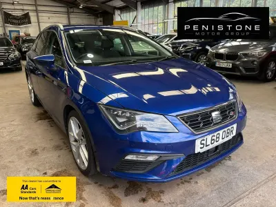 Used Seat Leon ST FR Sport 190 HP (139 kW) 2018 Blue Estate