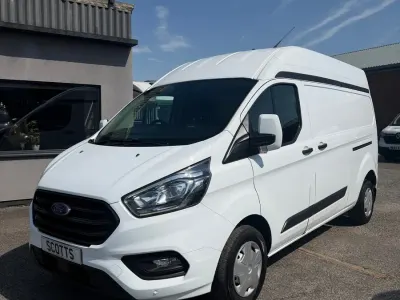 Used Ford Transit Custom S 105 HP (77 kW) 2021 White Van